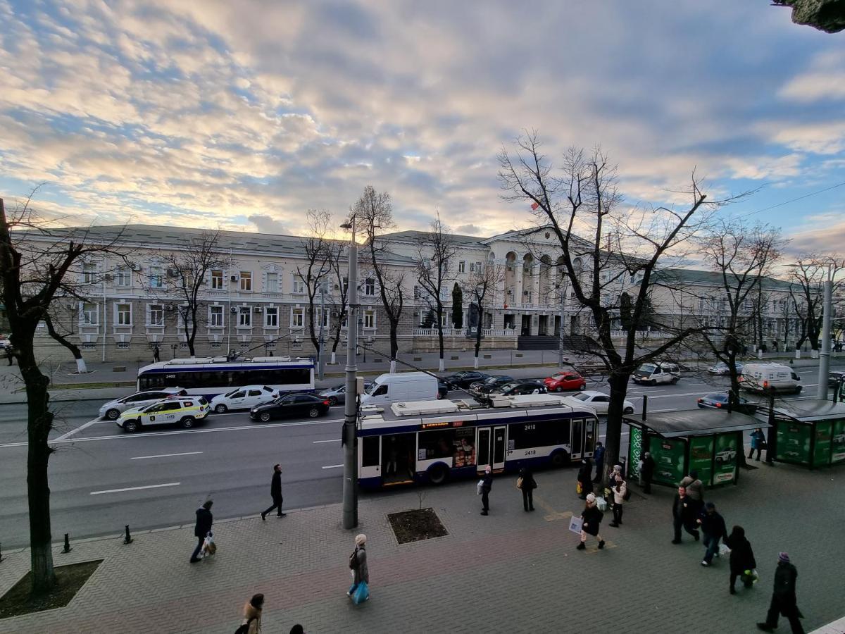 Stefan Cel Mare Boulevard Ultracentral Apartments In The Center Chişinǎu Buitenkant foto