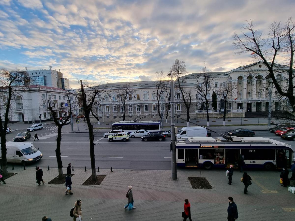 Stefan Cel Mare Boulevard Ultracentral Apartments In The Center Chişinǎu Buitenkant foto